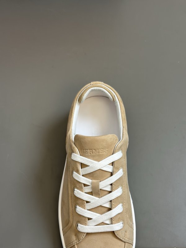 에르메스 나파 송아지 가죽 캐주얼 스니커즈 001-194635