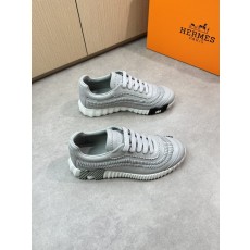 에르메스 나파 소 가죽 캐주얼 운동화 001-194690