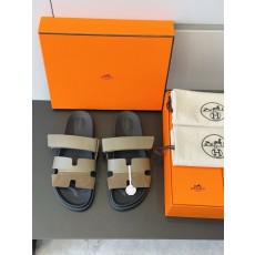 에르메스 시프르 커플 가죽 샌들 001-194756