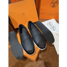 에르메스 남성 가죽 플랫 운동화 001-194882