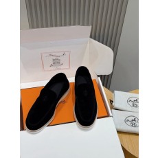 에르메스 Job 모델 스웨이드 로퍼 001-194935