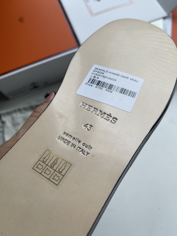에르메스 클래식 남성 H 버클 샌들 001-195037