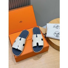 에르메스 클래식 남성 가죽 슬리퍼 001-195066