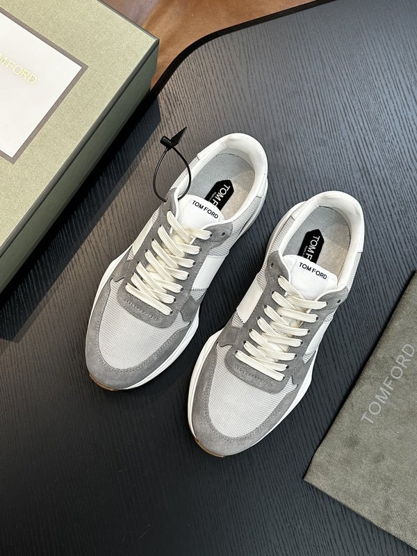 TOM FORD Cambridge 가죽 스니커즈 001-195092