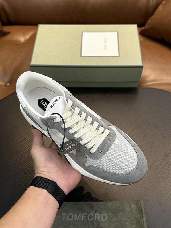 TOM FORD Cambridge 가죽 스니커즈 001-195092