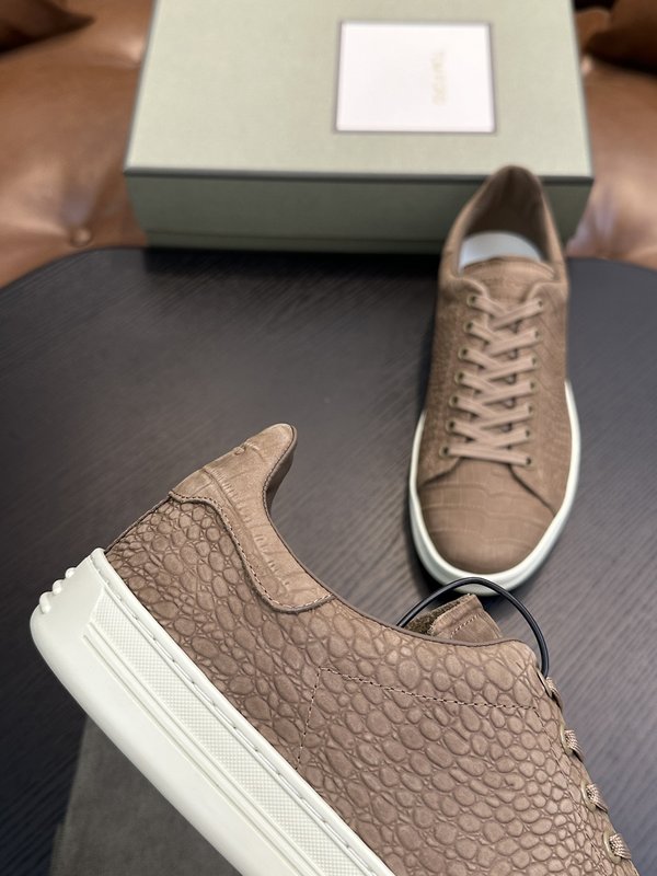 TOM FORD Cambridge 가죽 스니커즈 001-195110
