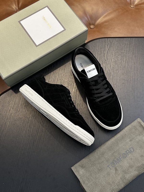 TOM FORD Cambridge 가죽 스니커즈 001-195143
