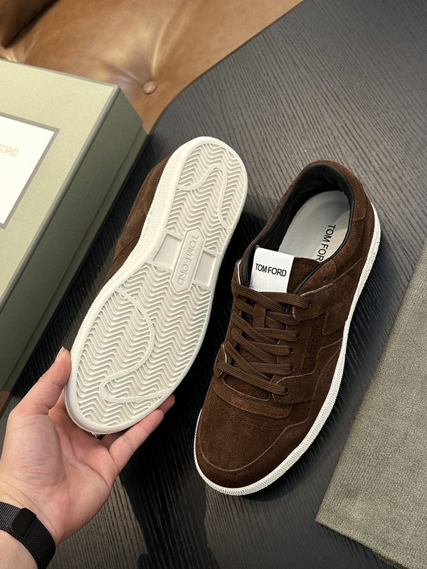 TOM FORD 가죽 로우탑 스니커즈 001-195152