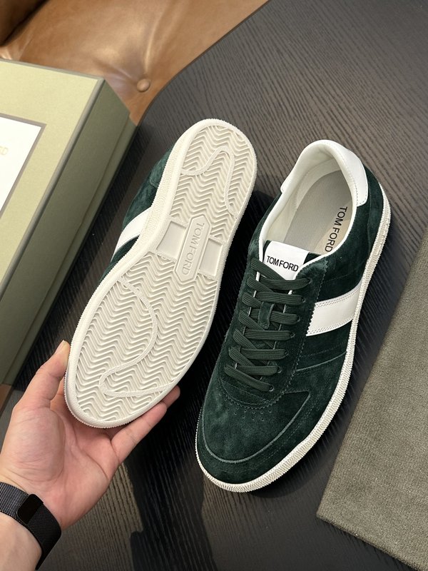 TOM FORD Cambridge 가죽 스니커즈 001-195154