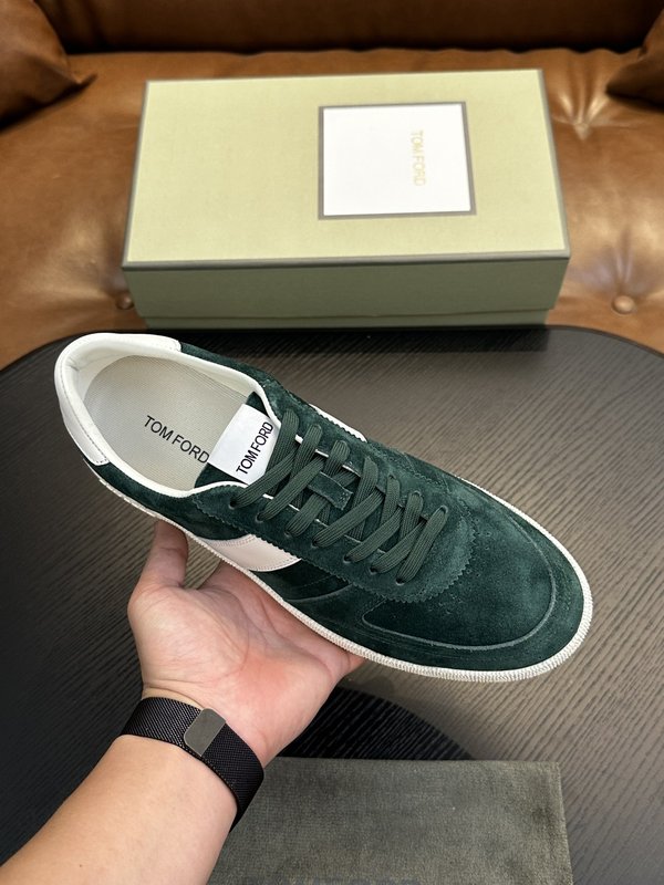 TOM FORD Cambridge 가죽 스니커즈 001-195154
