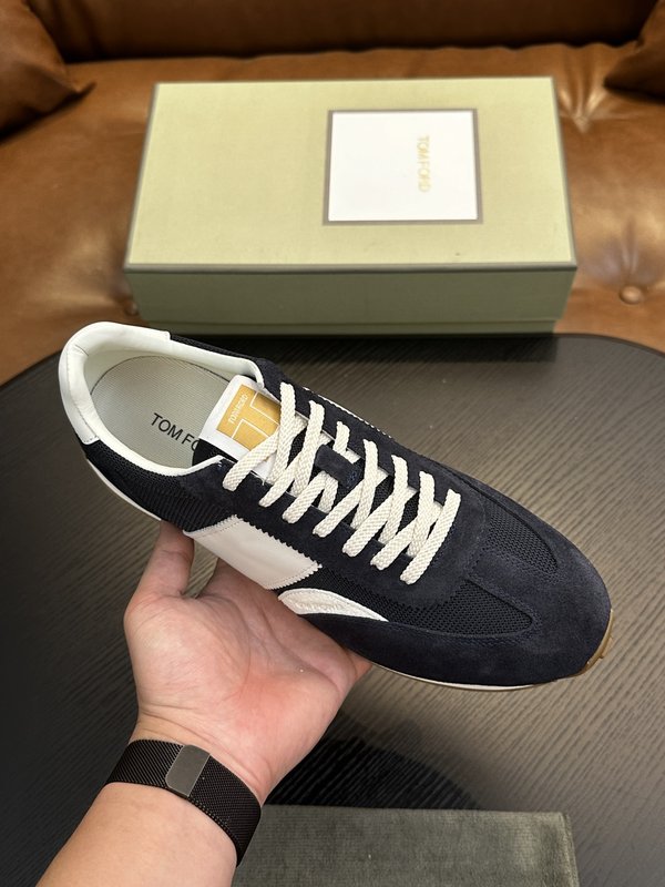 TOM FORD 캠브리지 가죽 스니커즈 001-195169