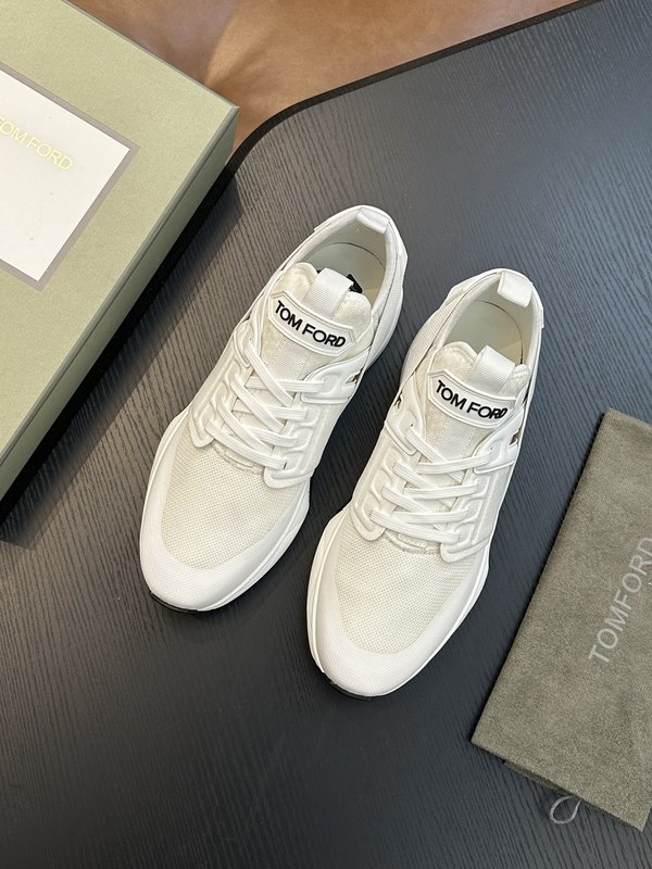 TOM FORD 가죽 로우탑 슈즈 001-195180
