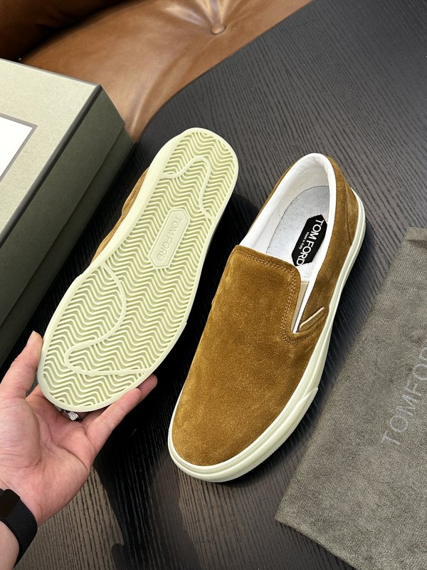 TOM FORD Cambridge 스웨이드 로우톱 슈즈 001-195181