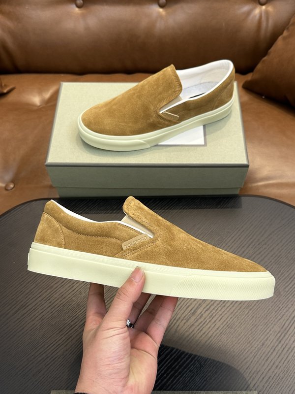 TOM FORD Cambridge 스웨이드 로우톱 슈즈 001-195181