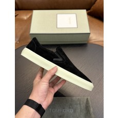 TOM FORD 가죽 로우톱 스니커즈 001-195187