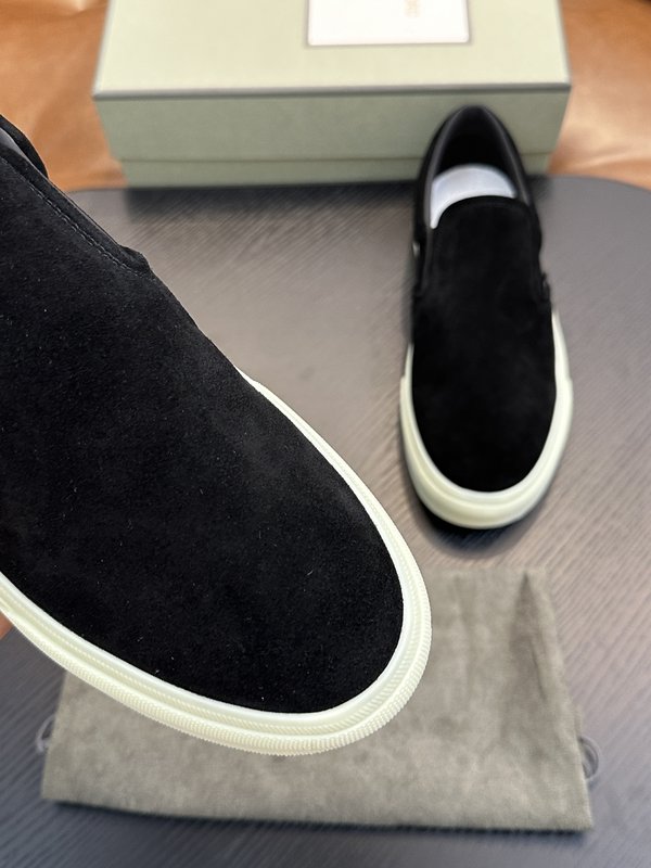 TOM FORD 가죽 로우톱 스니커즈 001-195187