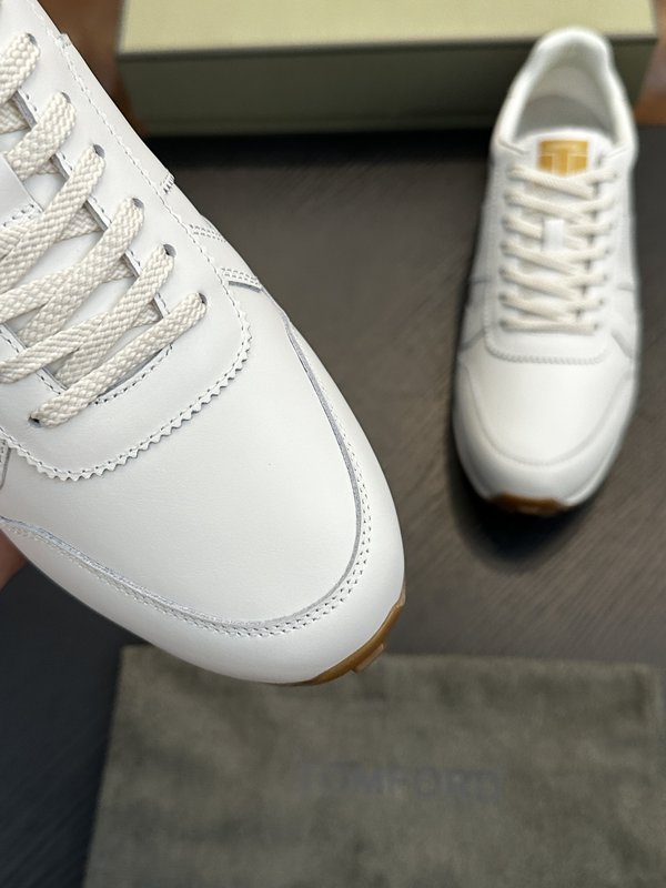 TOM FORD 가죽 로우탑 스니커즈 001-195279