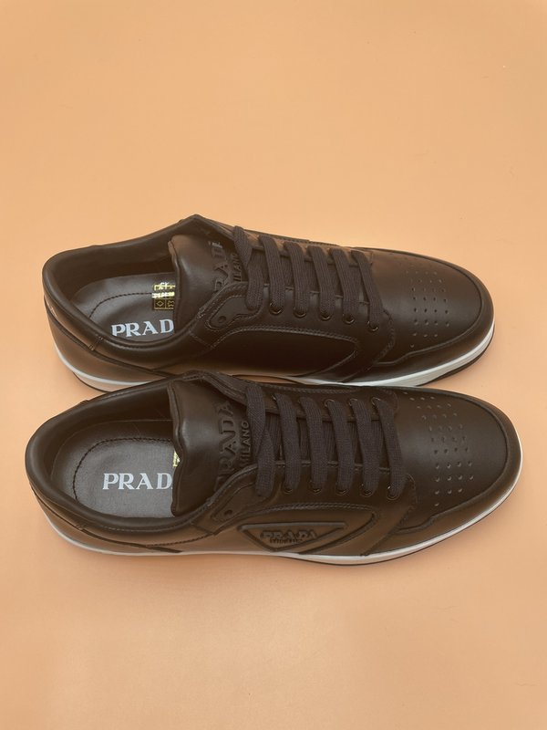 PRADA 오리지널 고품질 소가죽 신발 001-195556
