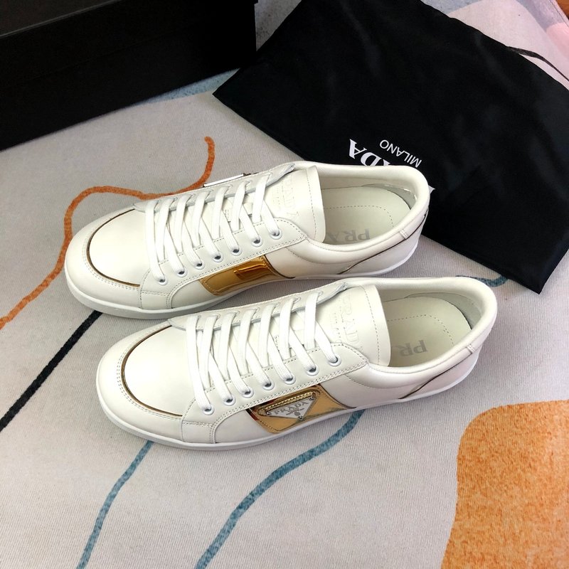 PRADA 프라다 화이트 골드 컬러 슈즈 001-195604