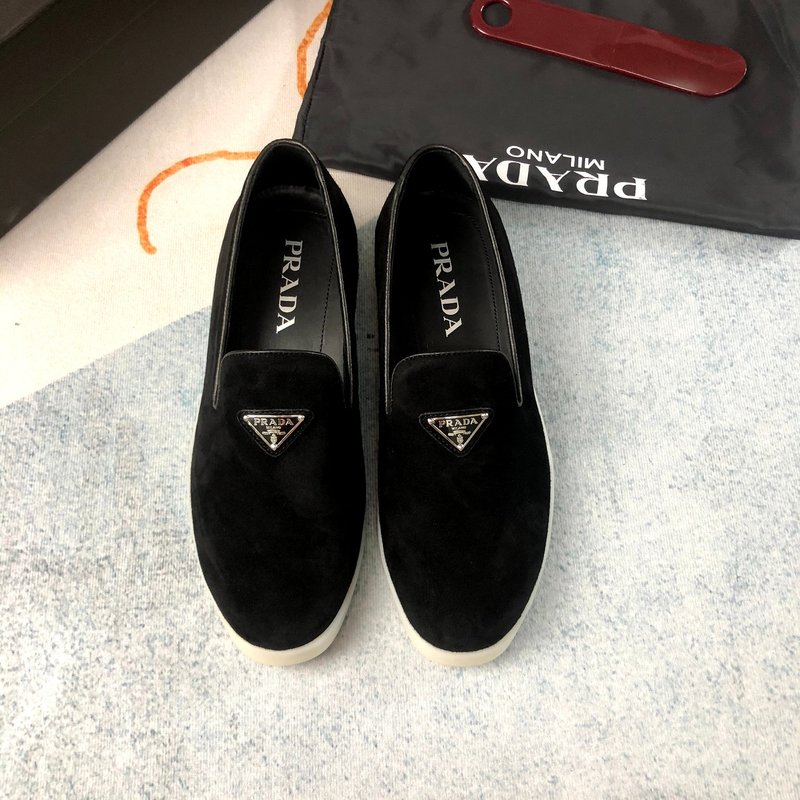 PRADA 블랙 슈즈 001-195608