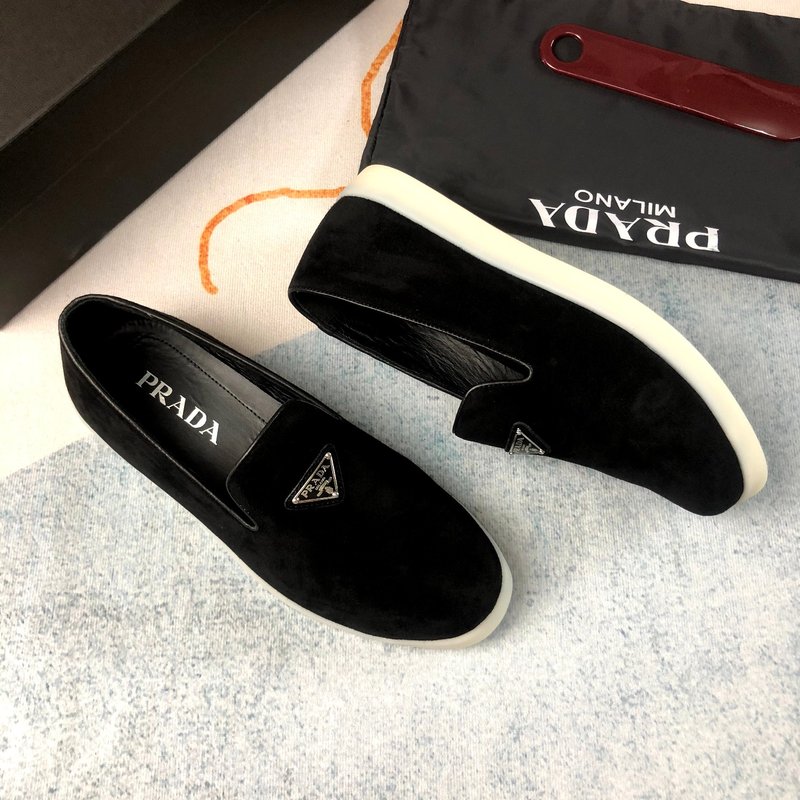 PRADA 블랙 슈즈 001-195608