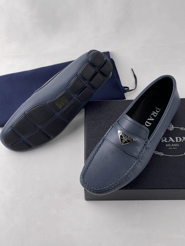 PRADA 남성 스티치 운전화 001-195633