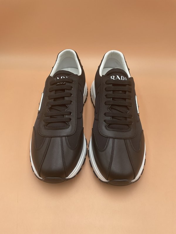 PRADA 오리지널 남성 가죽 방수 캔버스화 001-195651