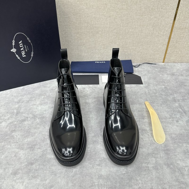 프라다 PRADA 남성 첼시 두꺼운 밑창 부츠 001-195804
