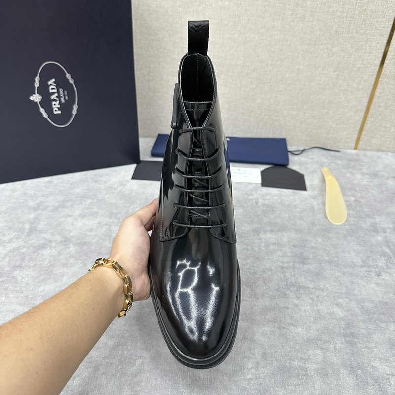 프라다 PRADA 남성 첼시 두꺼운 밑창 부츠 001-195804