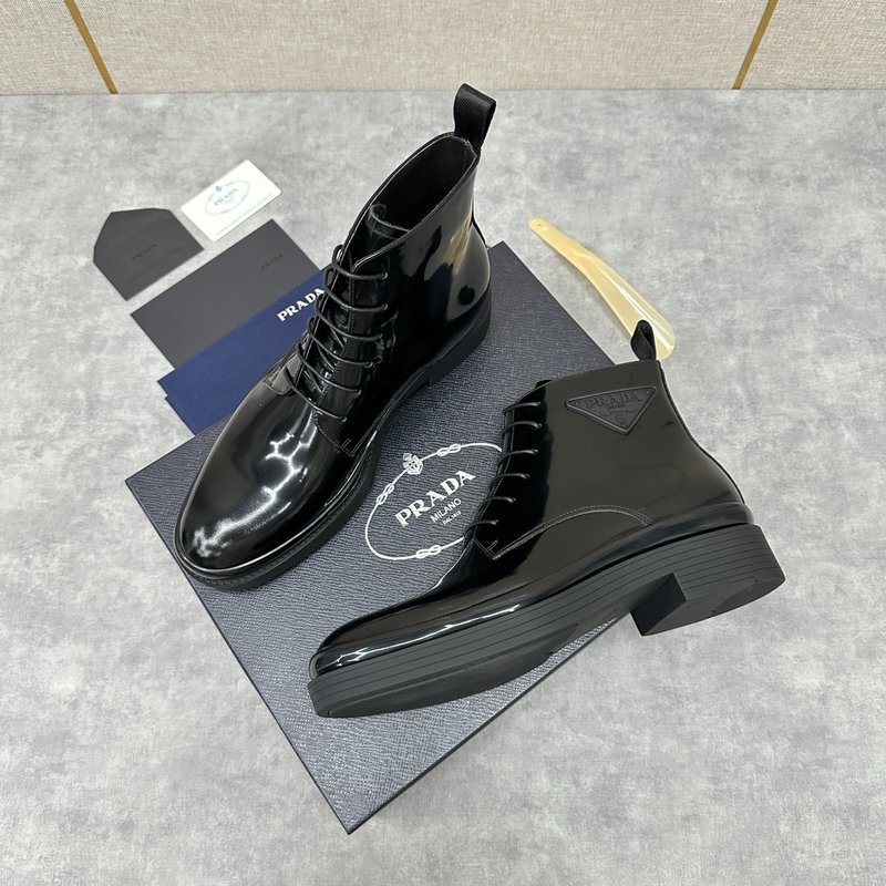 프라다 PRADA 남성 첼시 두꺼운 밑창 부츠 001-195804