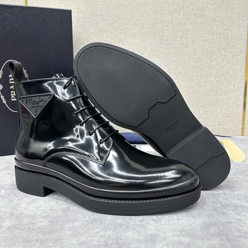 프라다 PRADA 남성 첼시 두꺼운 밑창 부츠 001-195804
