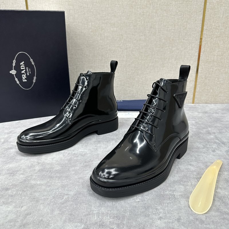 프라다 PRADA 남성 첼시 두꺼운 밑창 부츠 001-195804