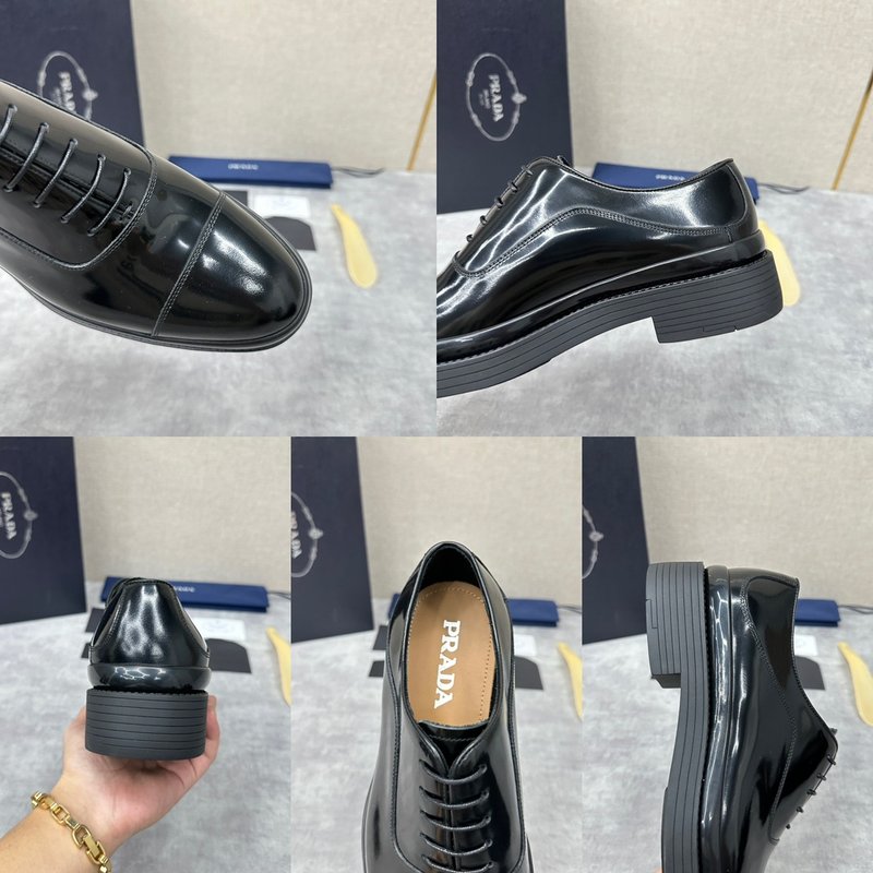 프라다 PRADA 삼각 로고 플랫폼 로퍼 001-195805