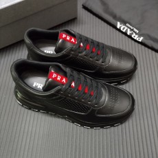 PRADA 신상 블랙 가죽 구두 001-195817