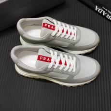 PRADA 그레이 메쉬 운동화 신제품 001-195820