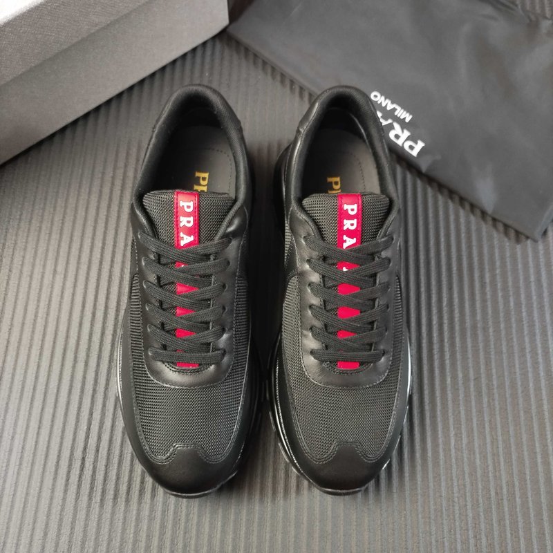 PRADA 프라다 블랙 메쉬 운동화 001-195844
