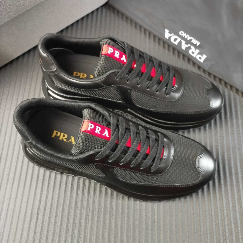 PRADA 프라다 블랙 메쉬 운동화 001-195844