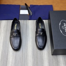 PRADA 신상 남성용 비즈니스 가죽 구두 001-195915