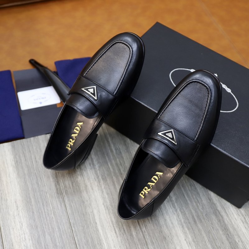 PRADA 신상 남성용 비즈니스 가죽 구두 001-195915