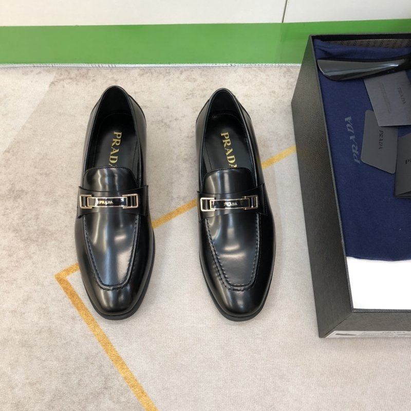 PRADA 패션 캐주얼 런웨이 가죽 신발 001-195916