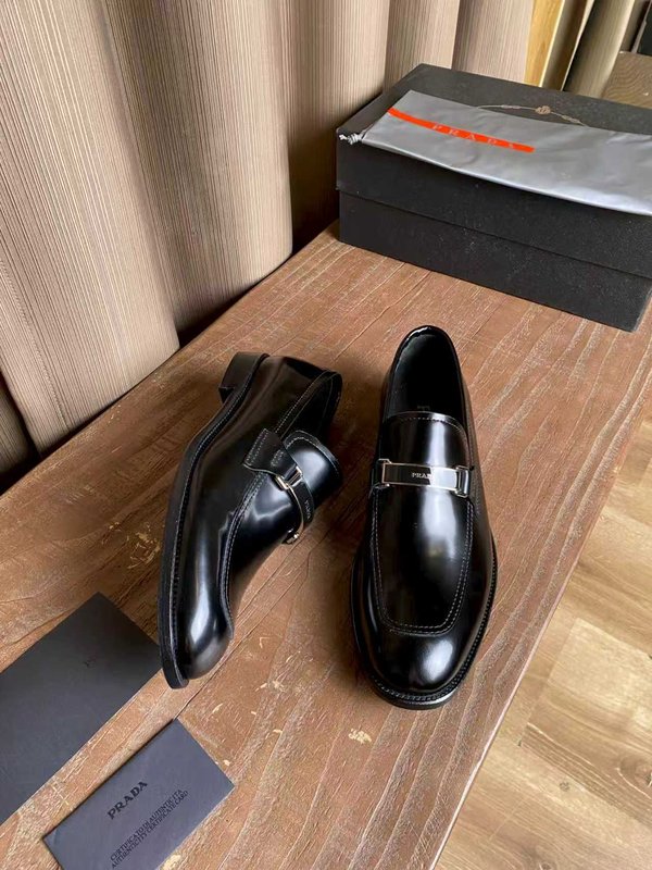 PRADA 남성 수입 송아지 가죽 구두 001-195986