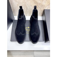 프라다 사피아노 가죽 첼시 부츠 001-195993