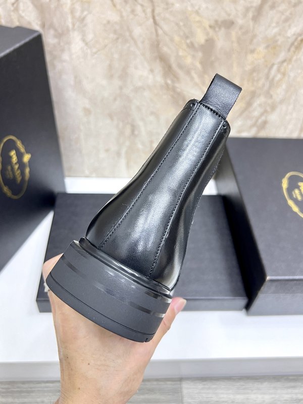 PRADA 가정품 사피아노 첼시 부츠 001-195995