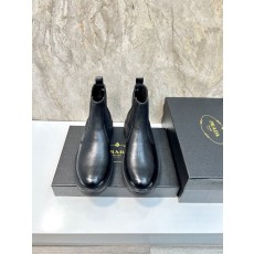 프라다 PRADA 남성 첼시 부츠 매트가죽 001-196006
