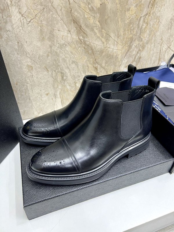 PRADA 사피아노 첼시 부츠 001-196010