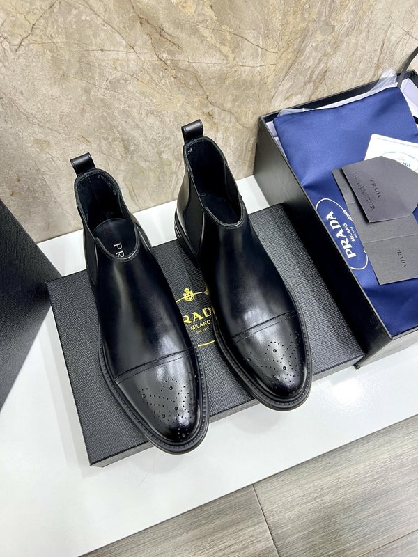PRADA 사피아노 첼시 부츠 001-196010