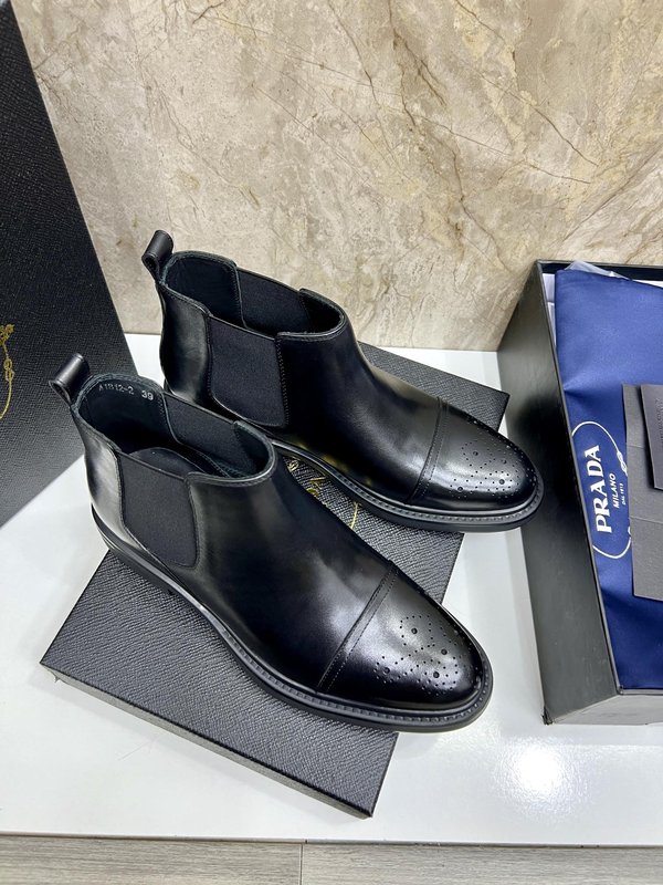 PRADA 사피아노 첼시 부츠 001-196010