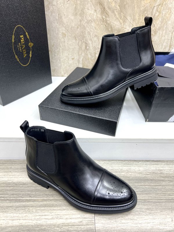 PRADA 사피아노 첼시 부츠 001-196010