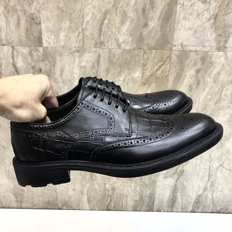프라다 PRADA 남성 정장 가죽 슈즈 슬립온 001-196014