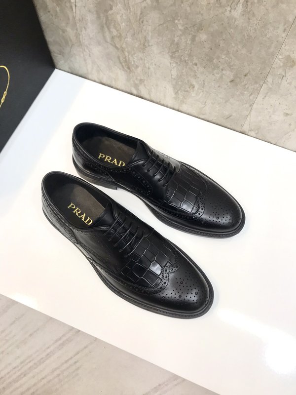 프라다 PRADA 남성 정장 가죽 슈즈 슬립온 001-196014